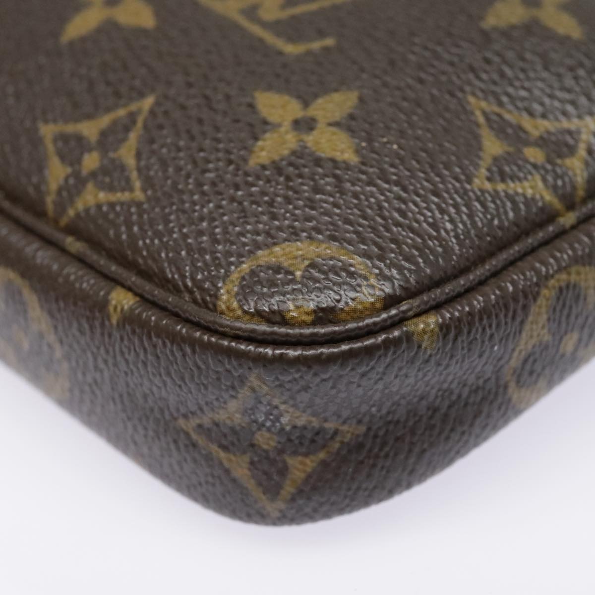 LOUIS VUITTON Monogram Mini Pochette Accessoires Pouch M58009 LV Auth 91672