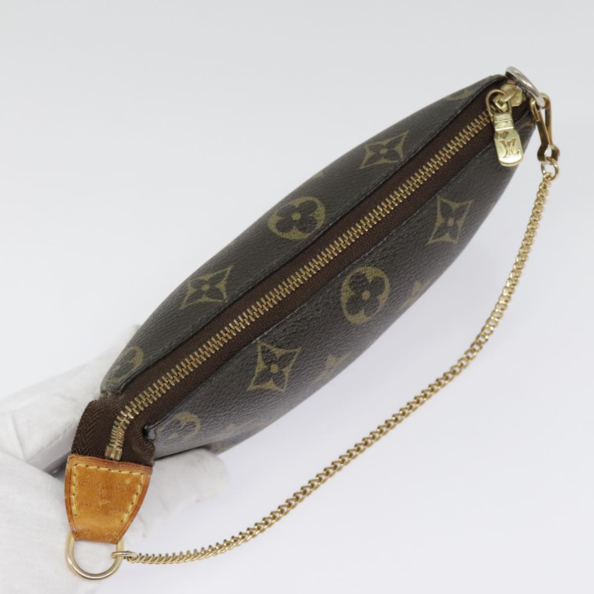 LOUIS VUITTON Monogram Mini Pochette Accessoires Pouch M58009 LV Auth 91672