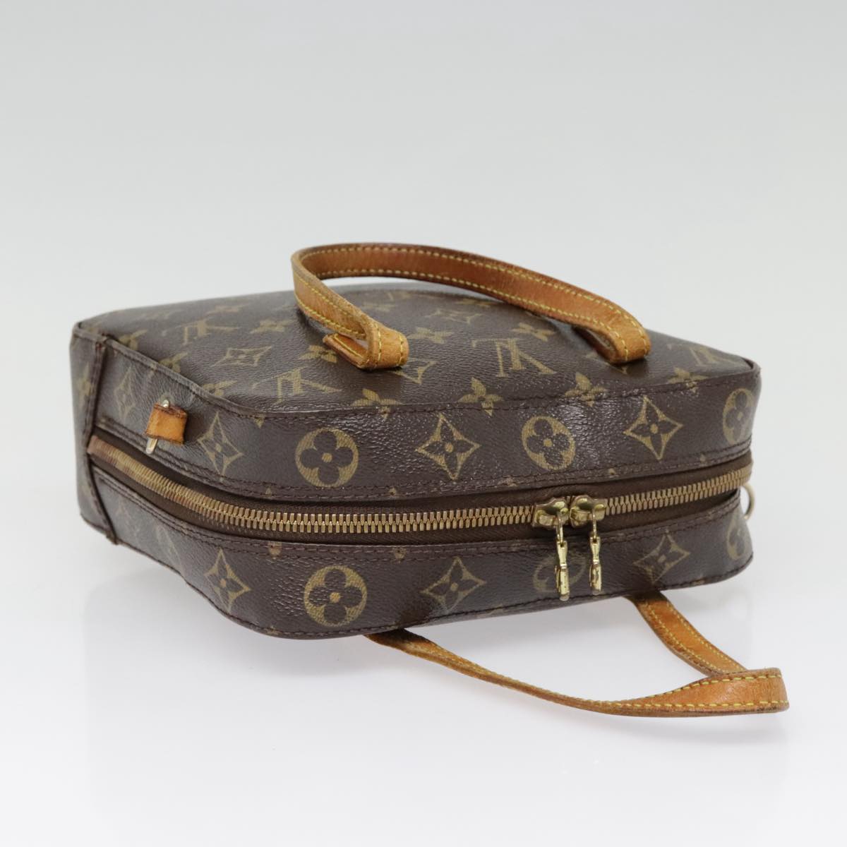 LOUIS VUITTON Monogram Spontini Hand Bag 2way M47500 LV Auth 91676