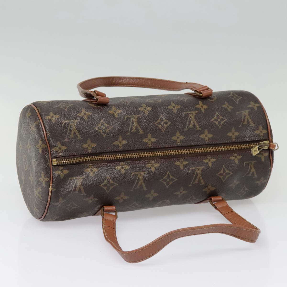 LOUIS VUITTON Monogram Papillon 30 Hand Bag M51385 LV Auth 91683