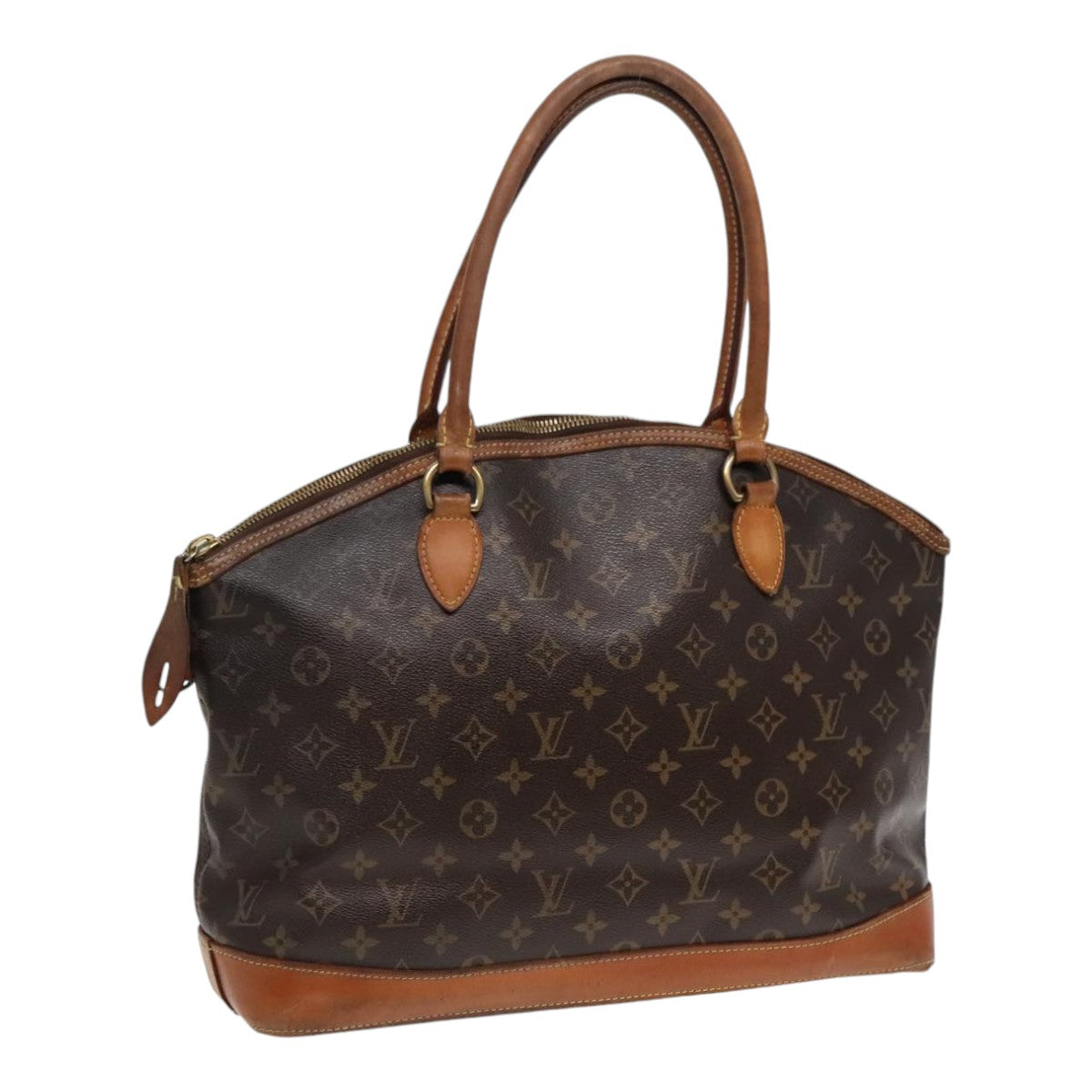 LOUIS VUITTON Monogram Lockit Horizontal Hand Bag M40104 LV Auth 91694