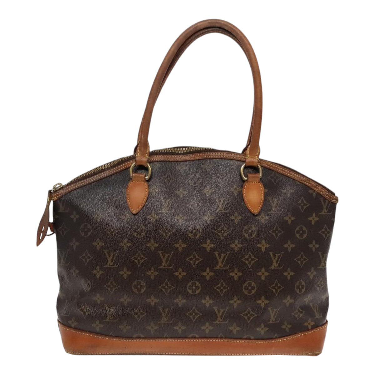 LOUIS VUITTON Monogram Lockit Horizontal Hand Bag M40104 LV Auth 91694