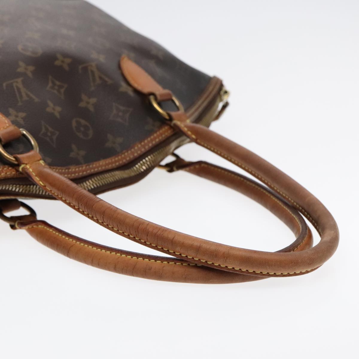 LOUIS VUITTON Monogram Lockit Horizontal Hand Bag M40104 LV Auth 91694