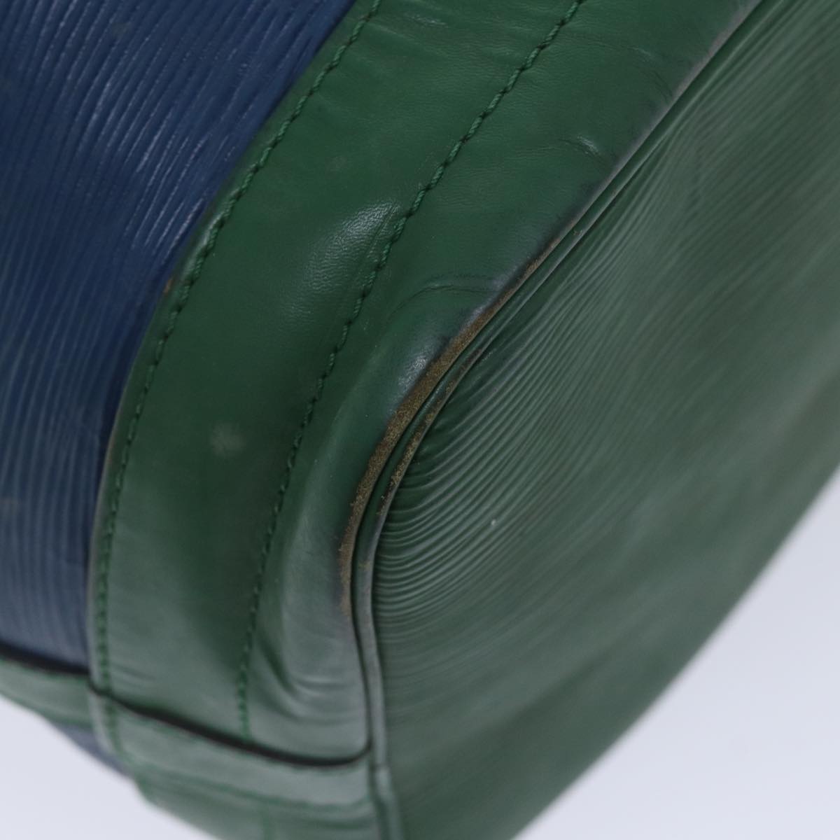 LOUIS VUITTON Epi Noe Shoulder Bag Bicolor Green Blue M44044 LV Auth 91699