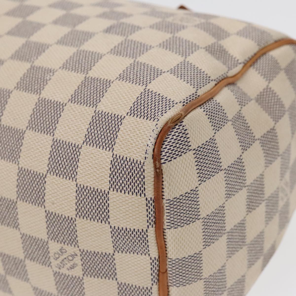 LOUIS VUITTON Damier Azur Speedy 25 Hand Bag N41534 LV Auth 91705