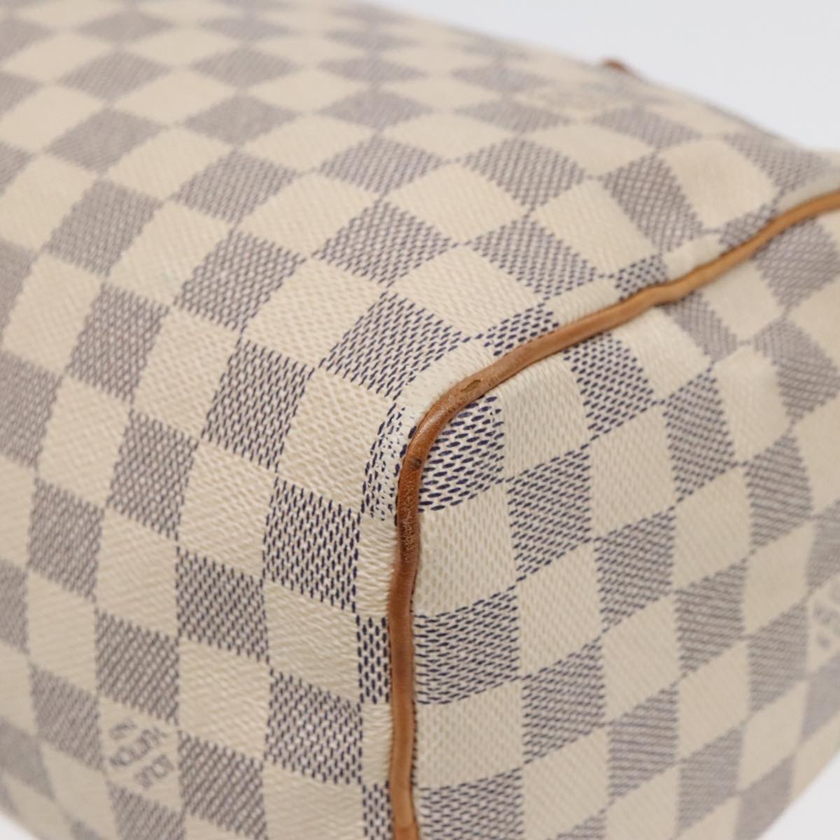 LOUIS VUITTON Damier Azur Speedy 25 Hand Bag N41534 LV Auth 91705