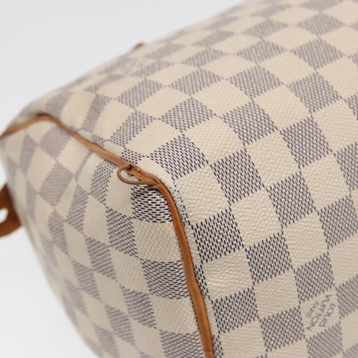 LOUIS VUITTON Damier Azur Speedy 25 Hand Bag N41534 LV Auth 91705