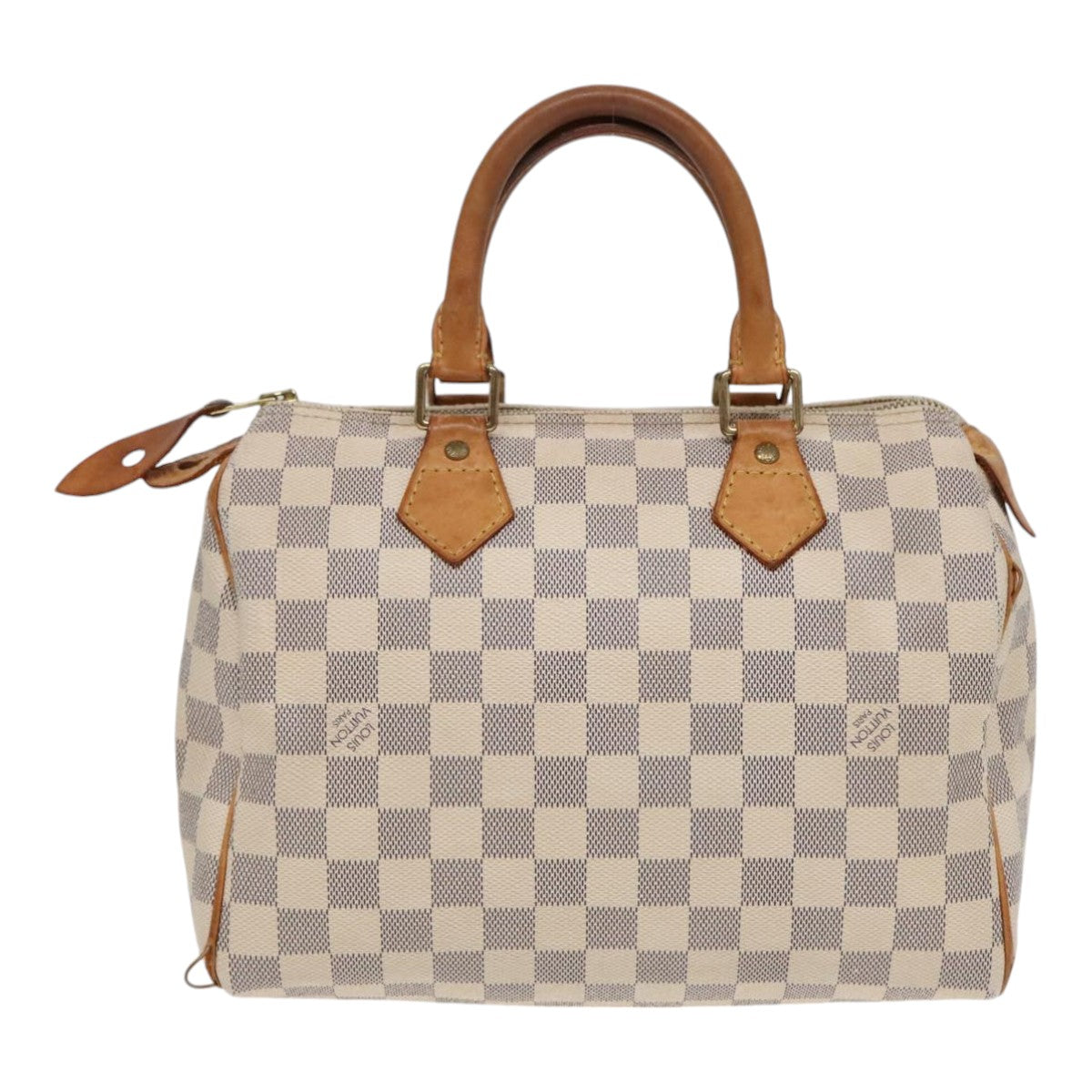 LOUIS VUITTON Damier Azur Speedy 25 Hand Bag N41534 LV Auth 91705