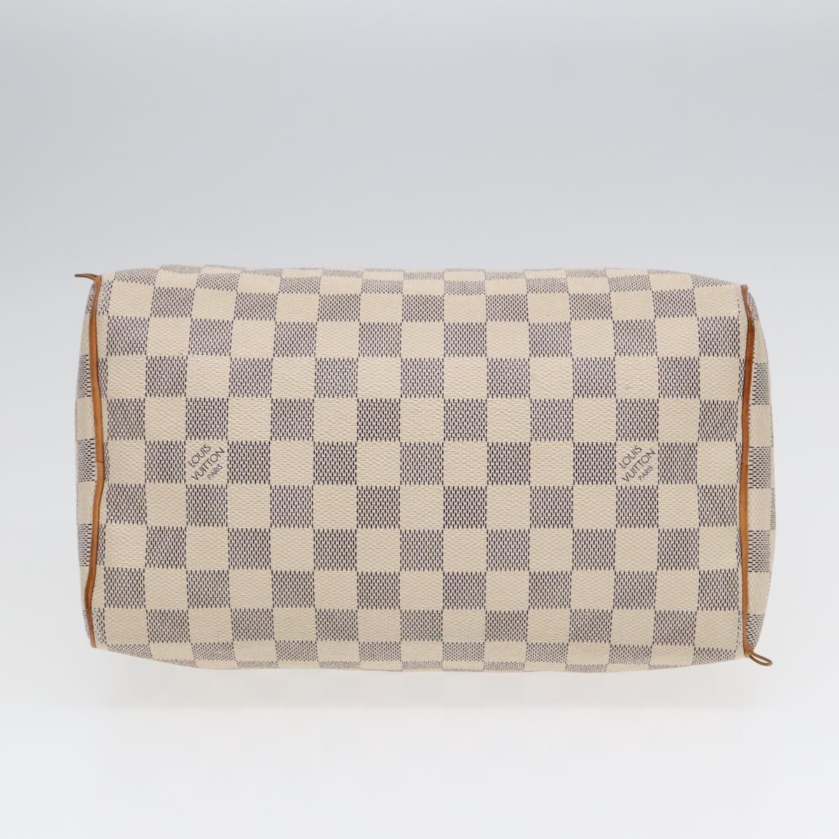 LOUIS VUITTON Damier Azur Speedy 25 Hand Bag N41534 LV Auth 91705