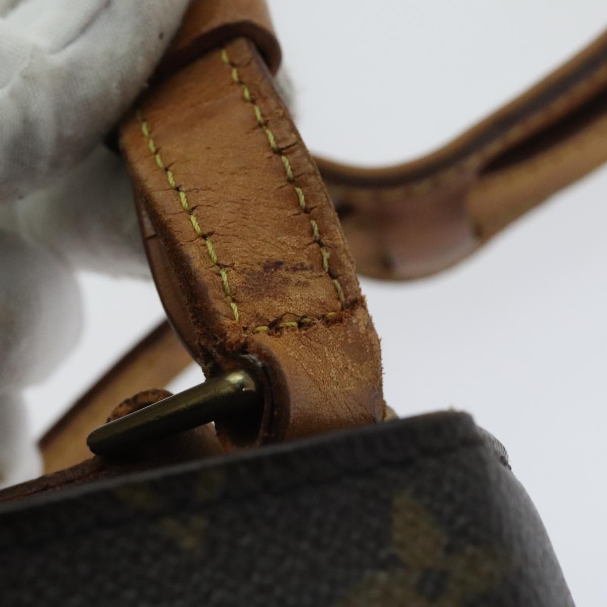 LOUIS VUITTON Monogram Saint Cloud GM Shoulder Bag M51242 LV Auth 91764