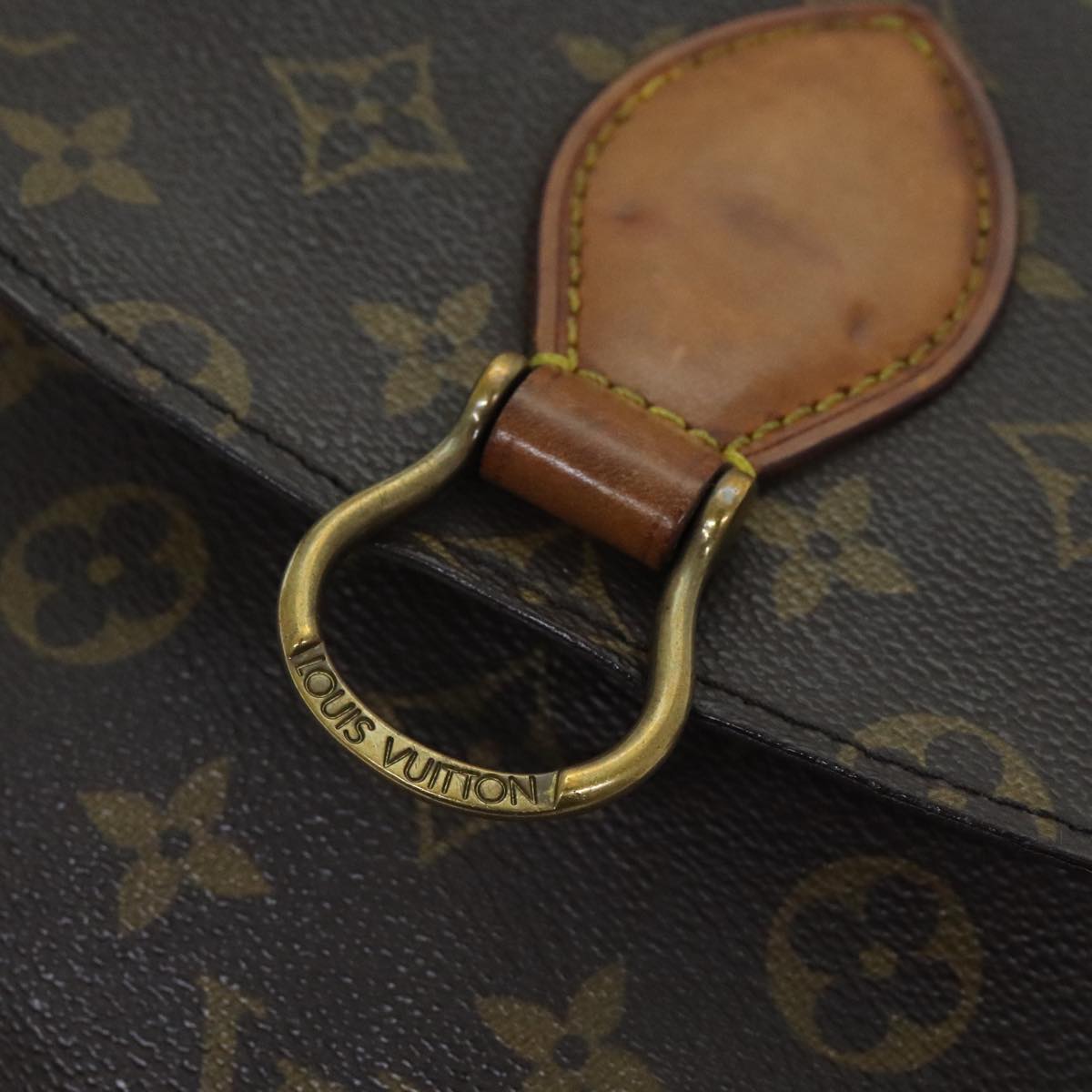 LOUIS VUITTON Monogram Saint Cloud GM Shoulder Bag M51242 LV Auth 91764