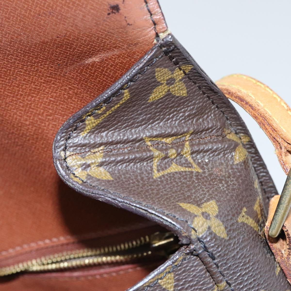 LOUIS VUITTON Monogram Saint Cloud GM Shoulder Bag M51242 LV Auth 91764