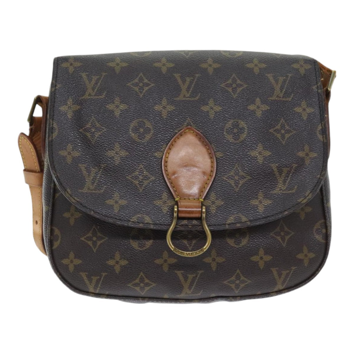 LOUIS VUITTON Monogram Saint Cloud GM Shoulder Bag M51242 LV Auth 91764