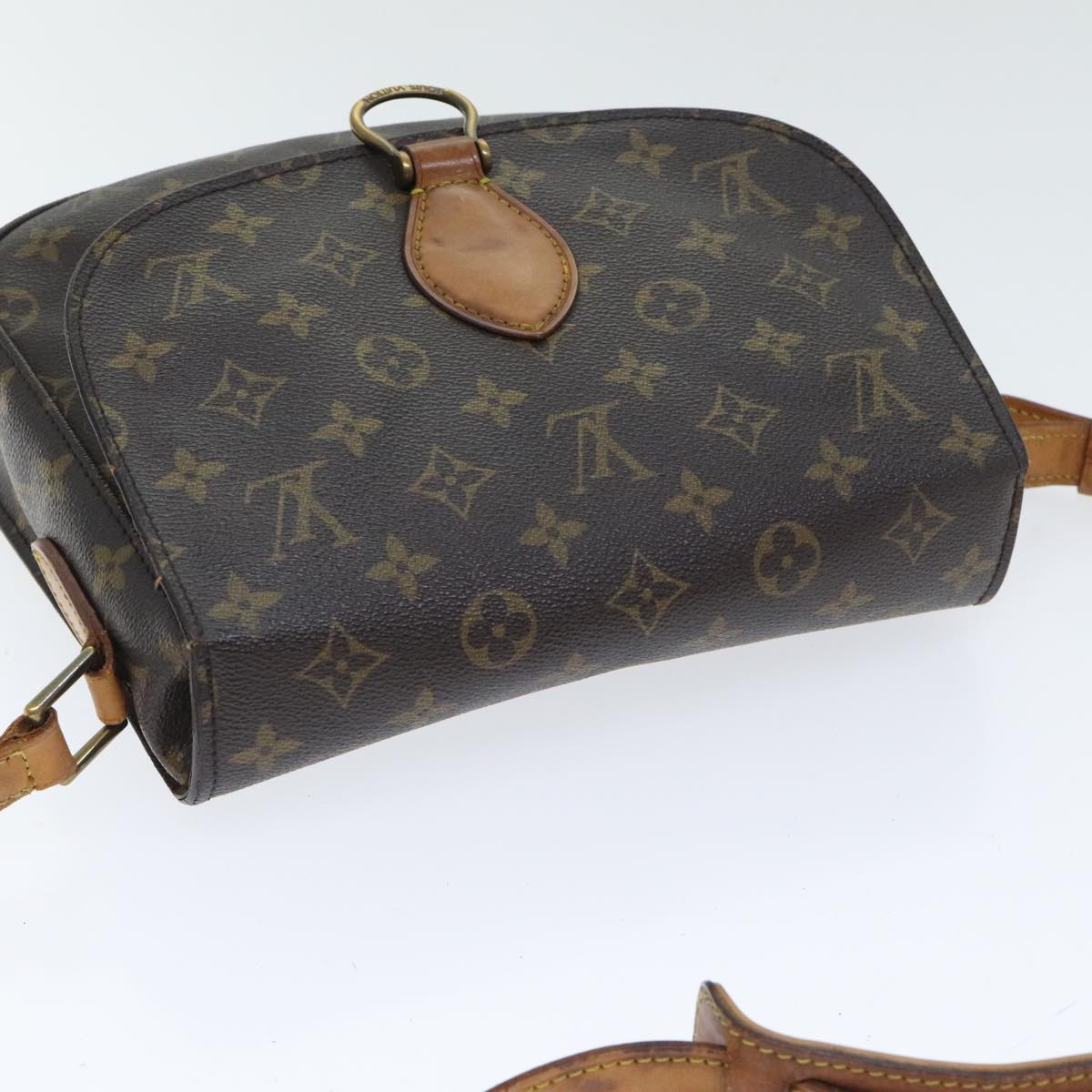 LOUIS VUITTON Monogram Saint Cloud GM Shoulder Bag M51242 LV Auth 91764