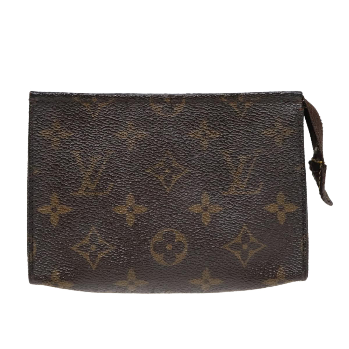 LOUIS VUITTON Monogram Poche Toilette 15 Pouch M47546 LV Auth 91782