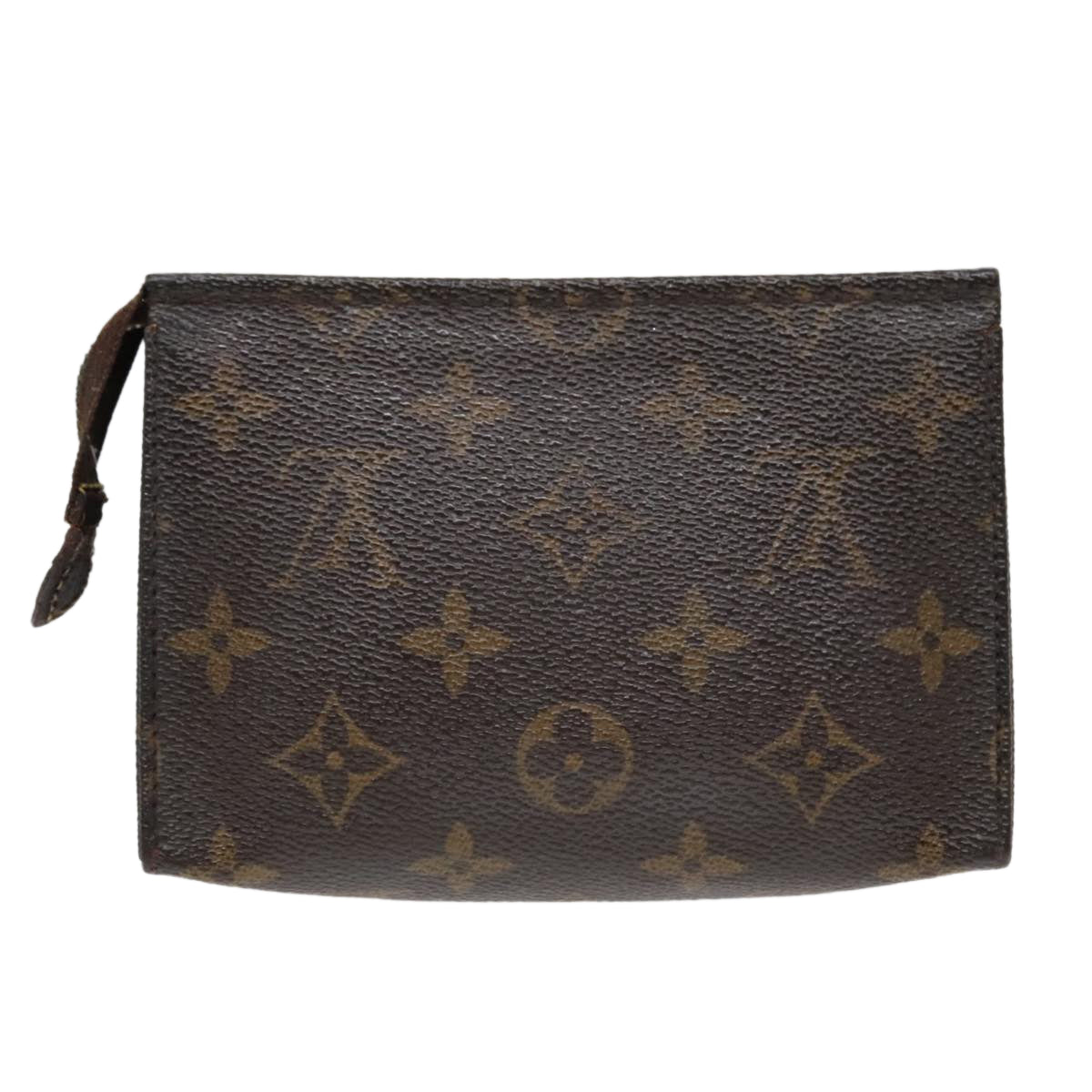 LOUIS VUITTON Monogram Poche Toilette 15 Pouch M47546 LV Auth 91782