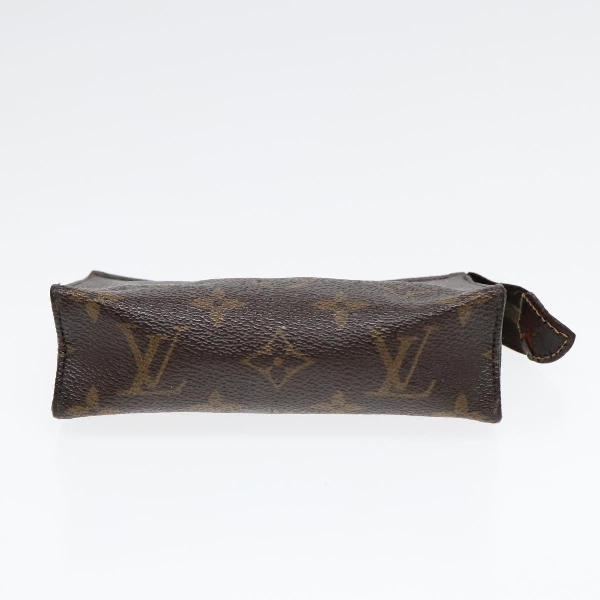 LOUIS VUITTON Monogram Poche Toilette 15 Pouch M47546 LV Auth 91782