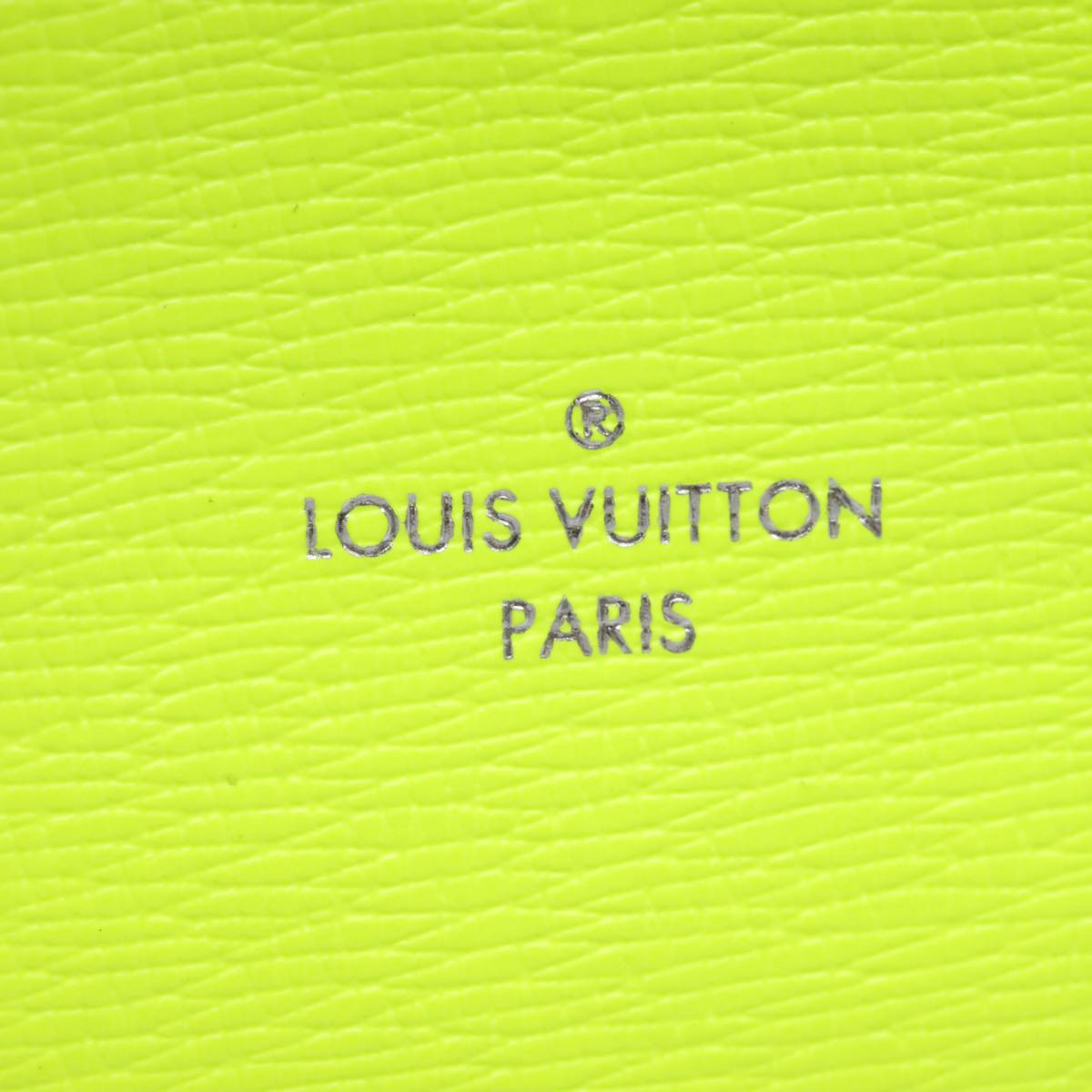 LOUIS VUITTON Tiger Lama Monogram Duo Sling Bag Pouch Yellow M30945 Auth 91786