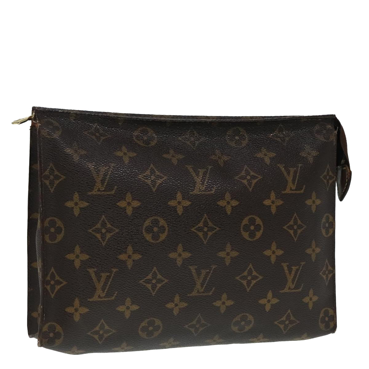 LOUIS VUITTON Monogram Poche Toilette 26 Pouch M47542 LV Auth 91797