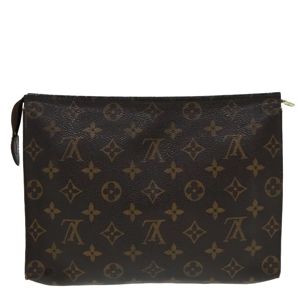 LOUIS VUITTON Monogram Poche Toilette 26 Pouch M47542 LV Auth 91797