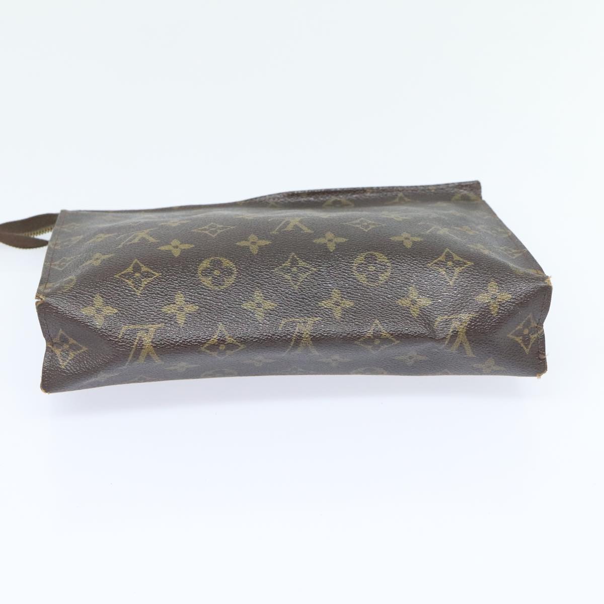 LOUIS VUITTON Monogram Poche Toilette 26 Pouch M47542 LV Auth 91798