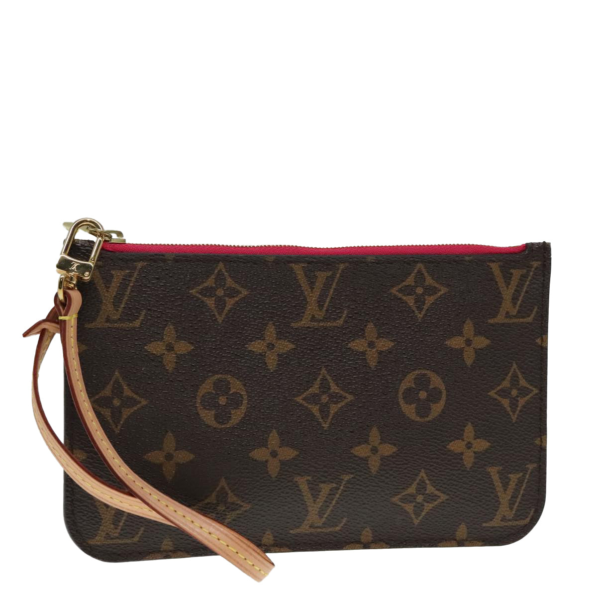 LOUIS VUITTON Monogram Neverfull PM Pouch LV Auth 91850