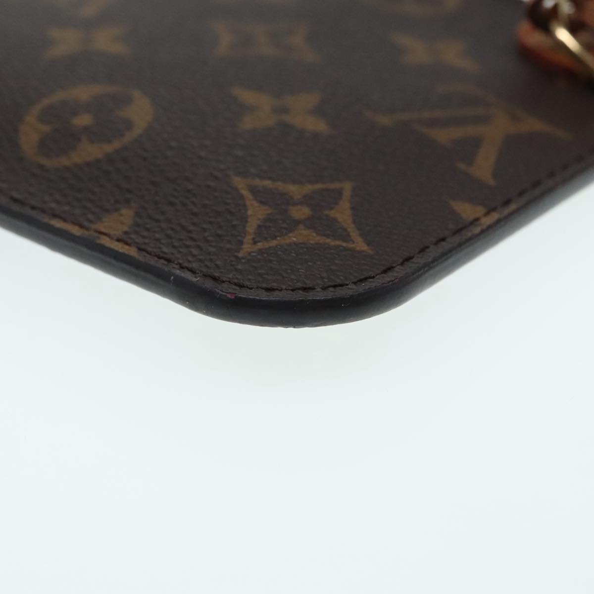 LOUIS VUITTON Monogram Neverfull PM Pouch LV Auth 91850