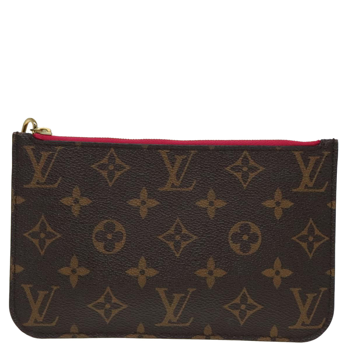 LOUIS VUITTON Monogram Neverfull PM Pouch LV Auth 91850