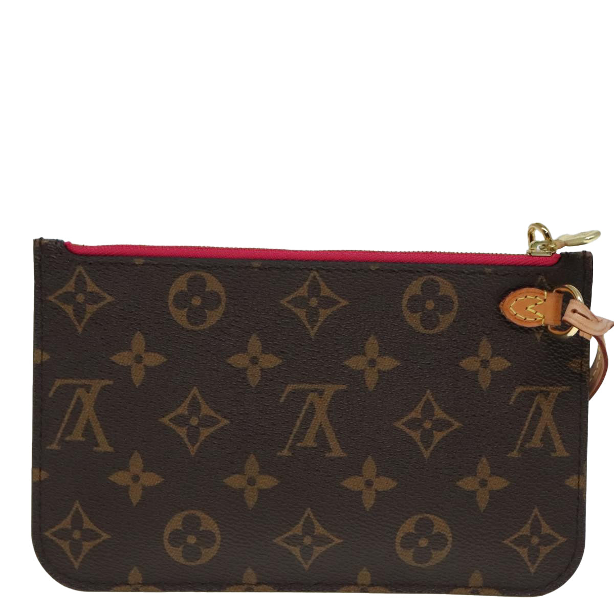 LOUIS VUITTON Monogram Neverfull PM Pouch LV Auth 91850