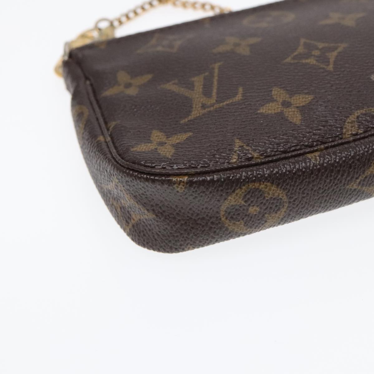 LOUIS VUITTON Monogram Mini Pochette Accessoires Pouch M58009 LV Auth 91851