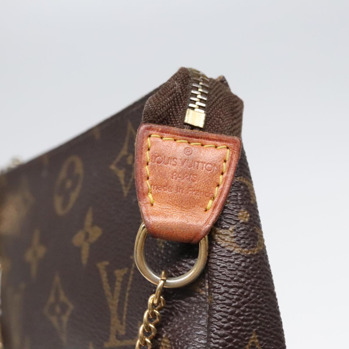 LOUIS VUITTON Monogram Mini Pochette Accessoires Pouch M58009 LV Auth 91851