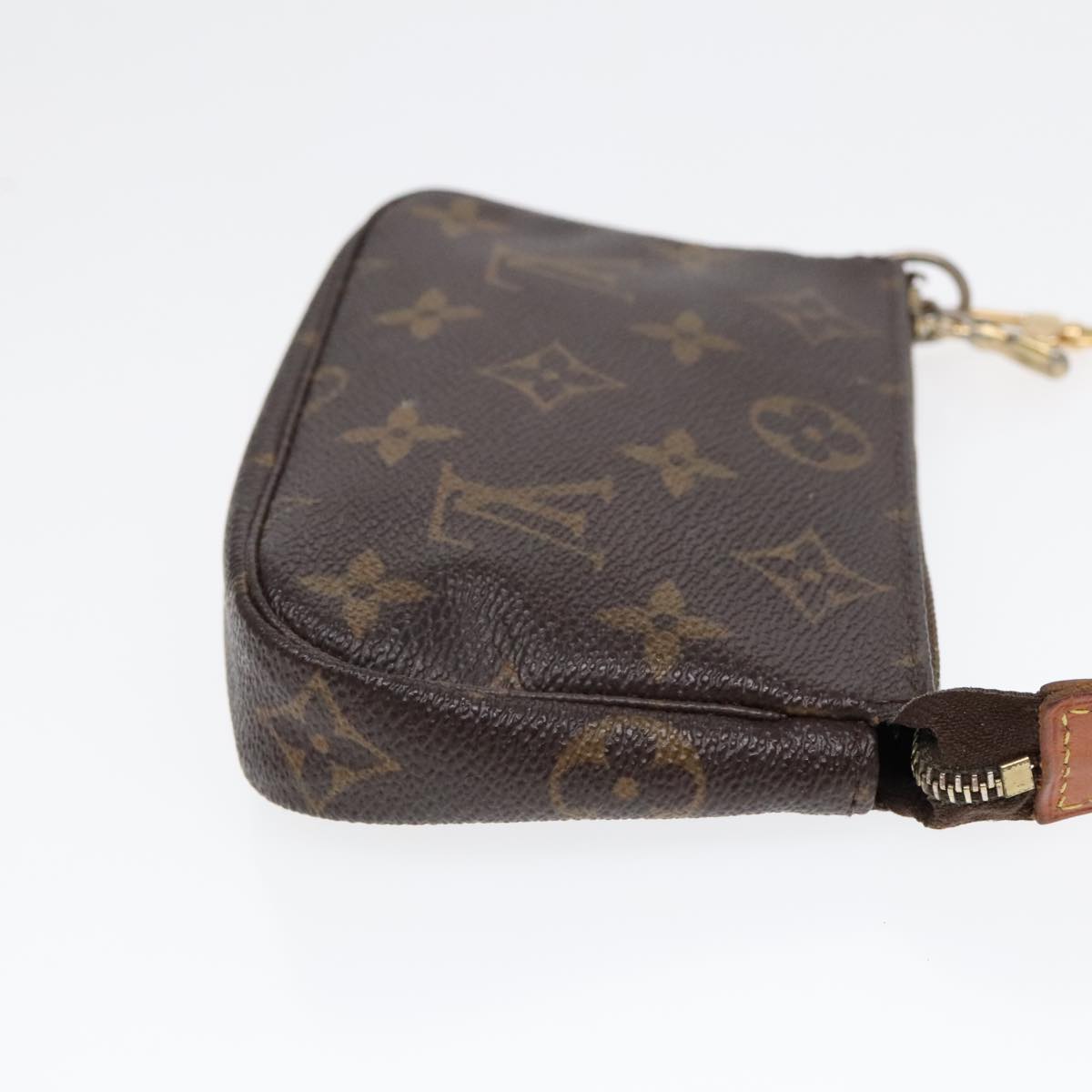 LOUIS VUITTON Monogram Mini Pochette Accessoires Pouch M58009 LV Auth 91851