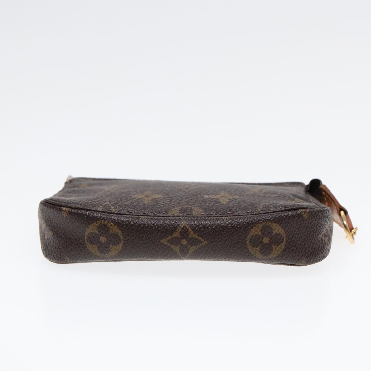 LOUIS VUITTON Monogram Mini Pochette Accessoires Pouch M58009 LV Auth 91851