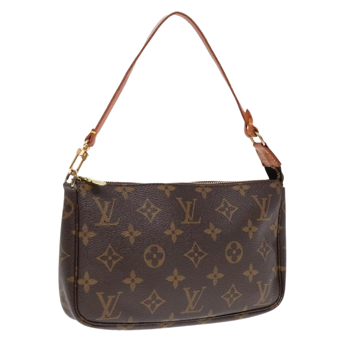 LOUIS VUITTON Monogram Pochette Accessoires Pouch M51980 LV Auth 91860