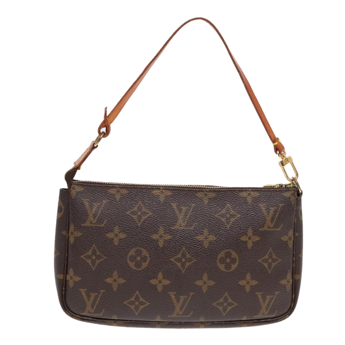 LOUIS VUITTON Monogram Pochette Accessoires Pouch M51980 LV Auth 91860