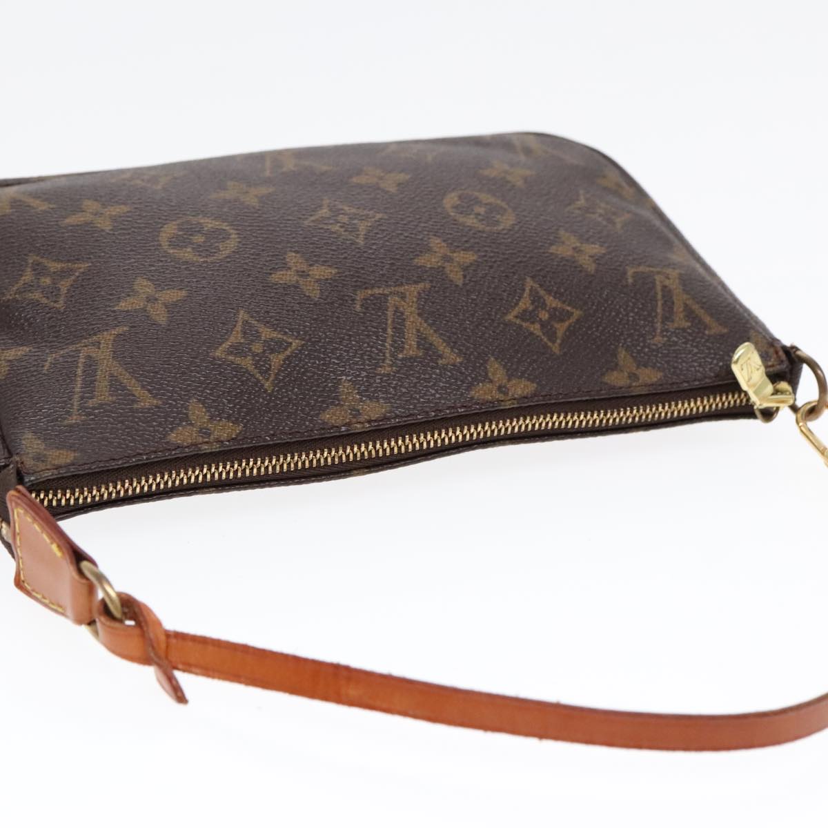 LOUIS VUITTON Monogram Pochette Accessoires Pouch M51980 LV Auth 91860