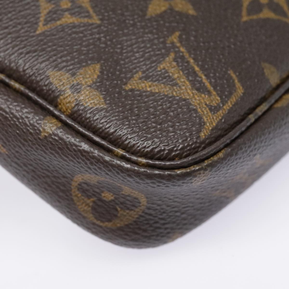 LOUIS VUITTON Monogram Pochette Accessoires Pouch M51980 LV Auth 91861