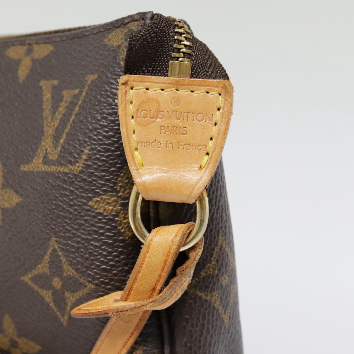 LOUIS VUITTON Monogram Pochette Accessoires Pouch M51980 LV Auth 91861