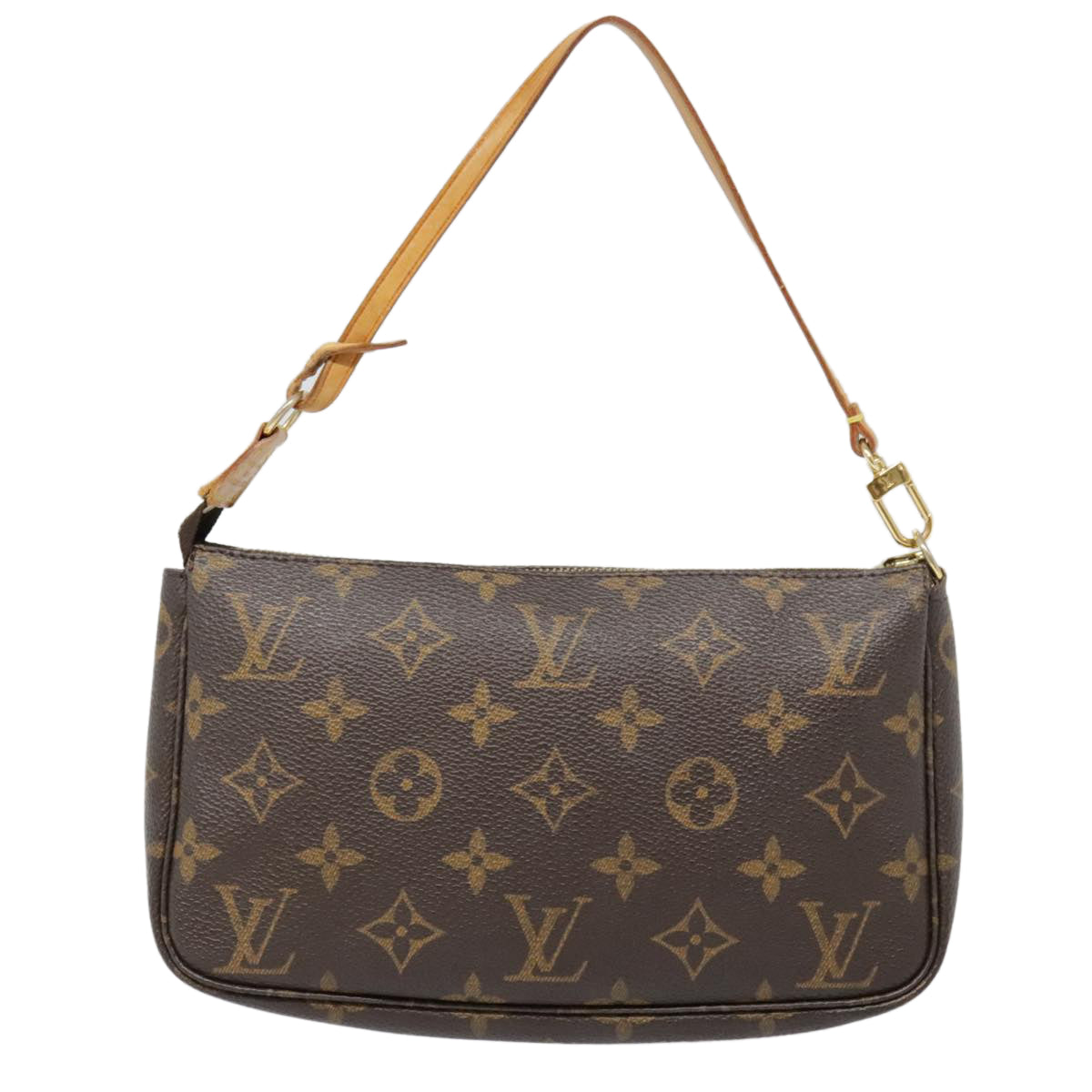 LOUIS VUITTON Monogram Pochette Accessoires Pouch M51980 LV Auth 91861