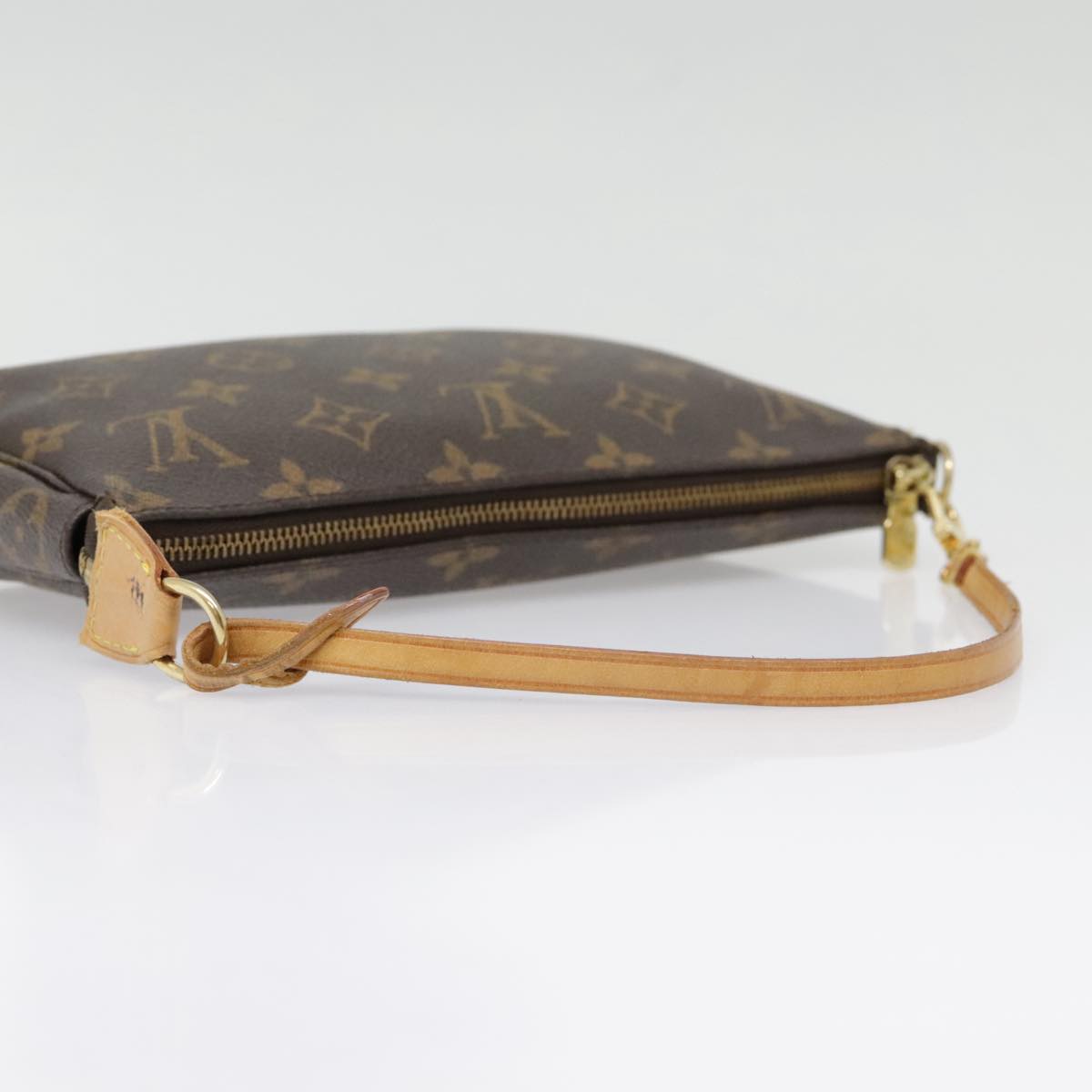 LOUIS VUITTON Monogram Pochette Accessoires Pouch M51980 LV Auth 91861