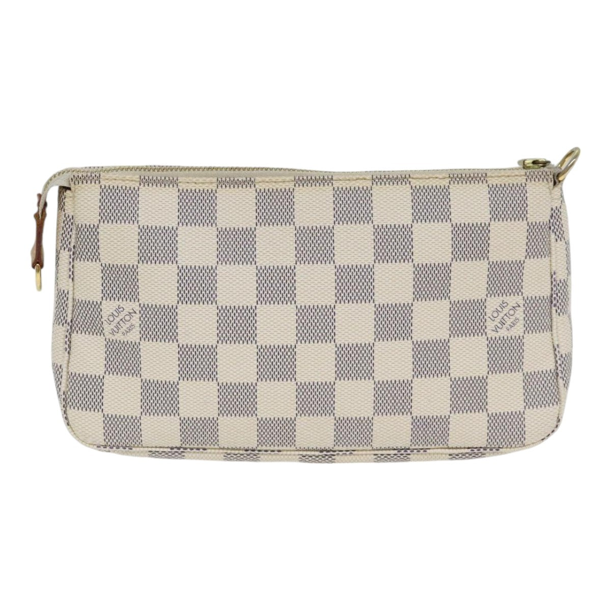 LOUIS VUITTON Damier Azur Pochette Accessoires Pouch N51986 LV Auth 91862