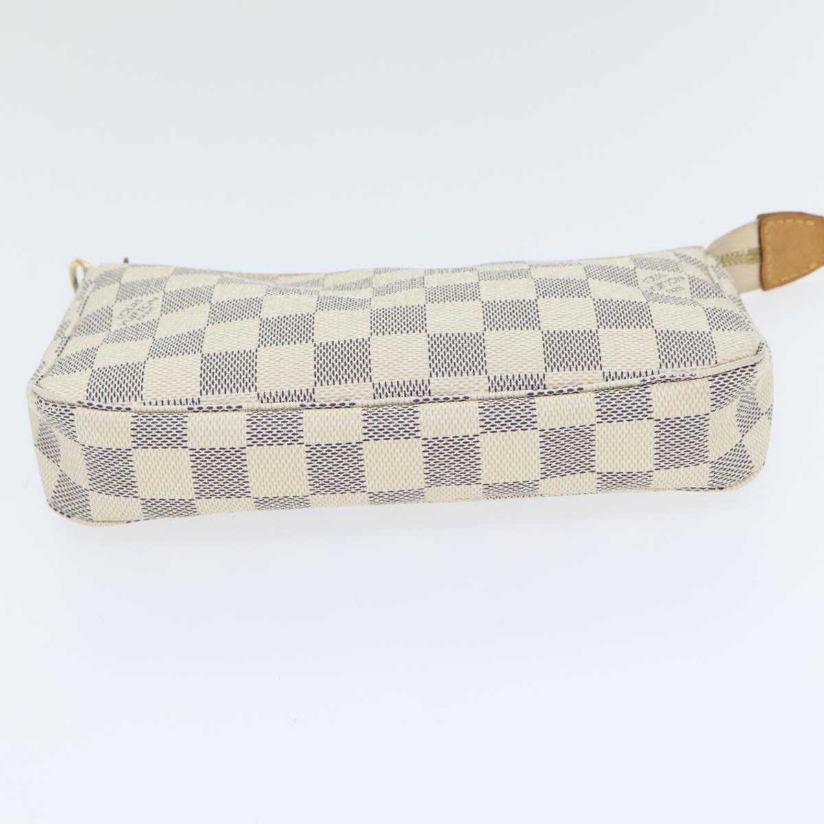 LOUIS VUITTON Damier Azur Pochette Accessoires Pouch N51986 LV Auth 91862