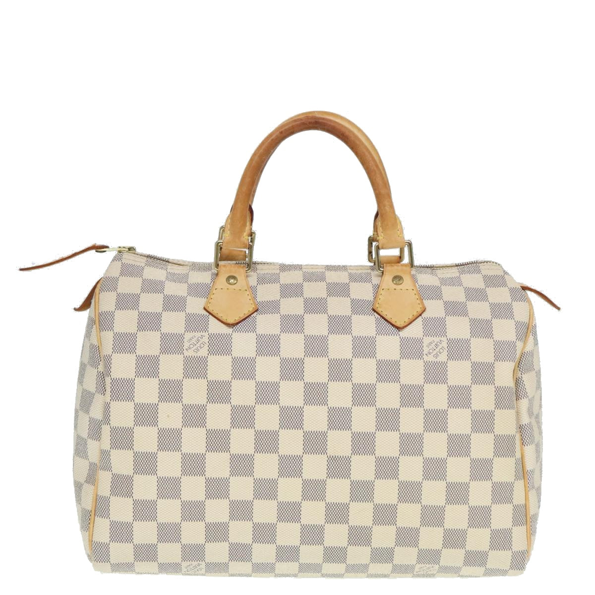 LOUIS VUITTON Damier Azur Speedy 30 Hand Bag N41533 LV Auth 91865