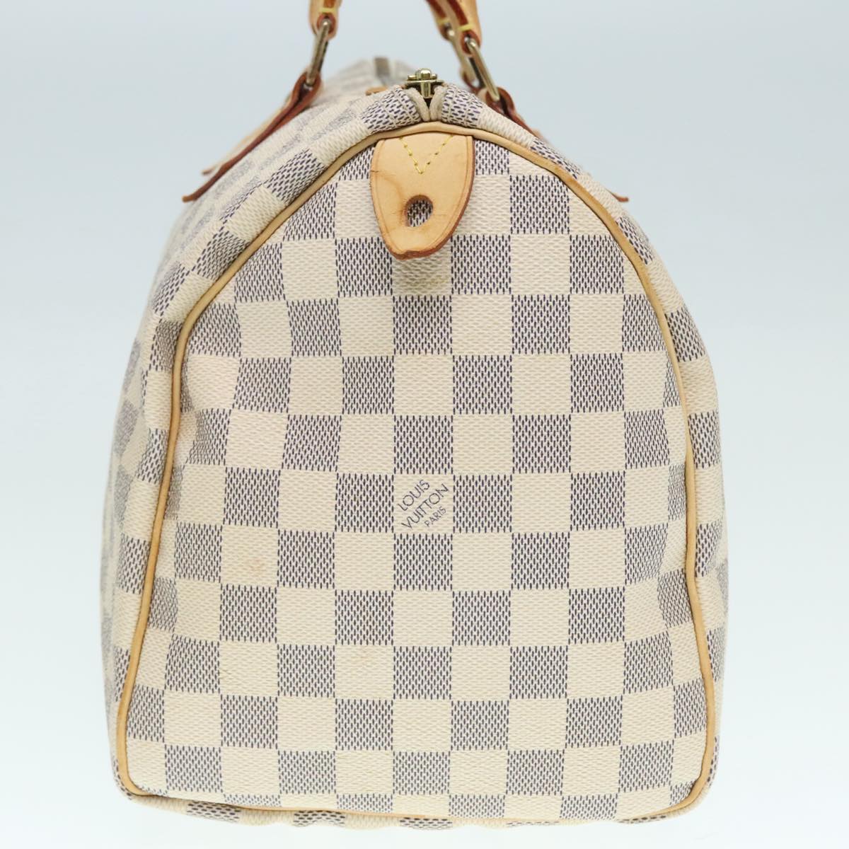 LOUIS VUITTON Damier Azur Speedy 30 Hand Bag N41533 LV Auth 91865