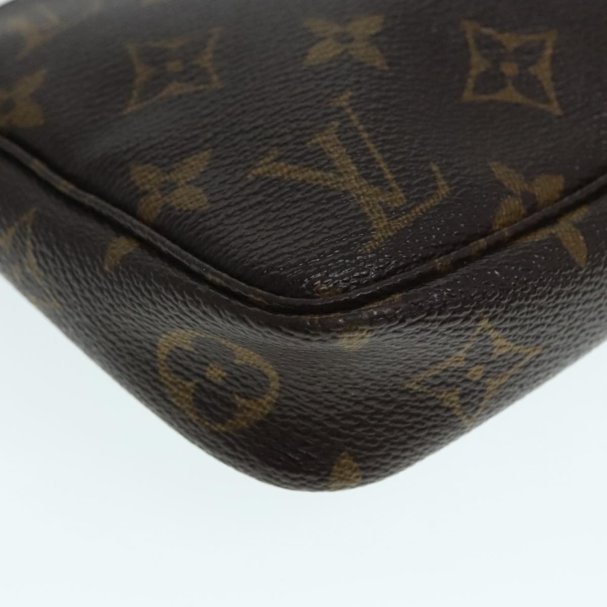 LOUIS VUITTON Monogram Pochette Accessoires Pouch M51980 LV Auth 91867