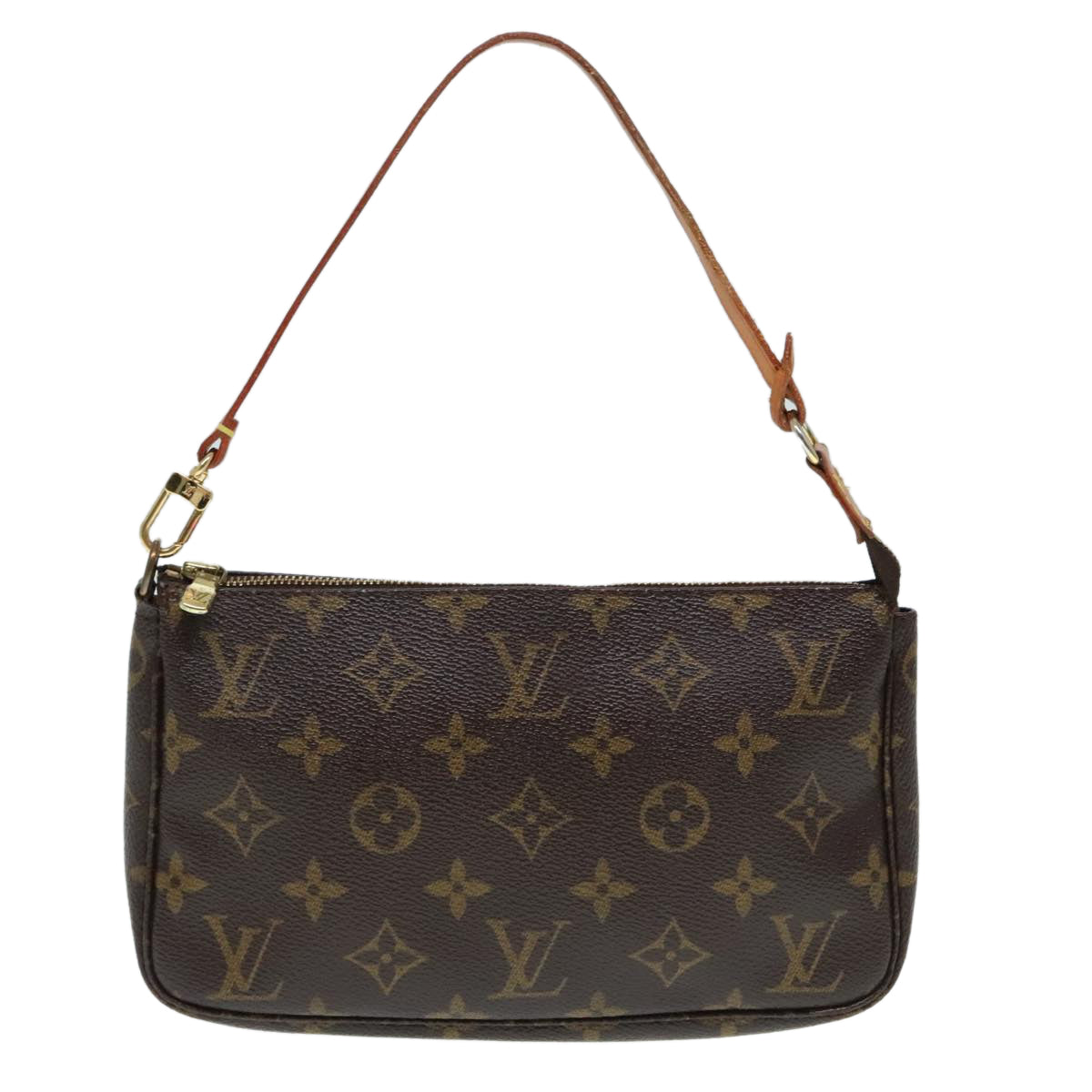 LOUIS VUITTON Monogram Pochette Accessoires Pouch M51980 LV Auth 91867