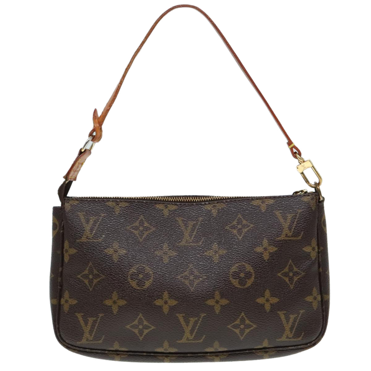 LOUIS VUITTON Monogram Pochette Accessoires Pouch M51980 LV Auth 91867