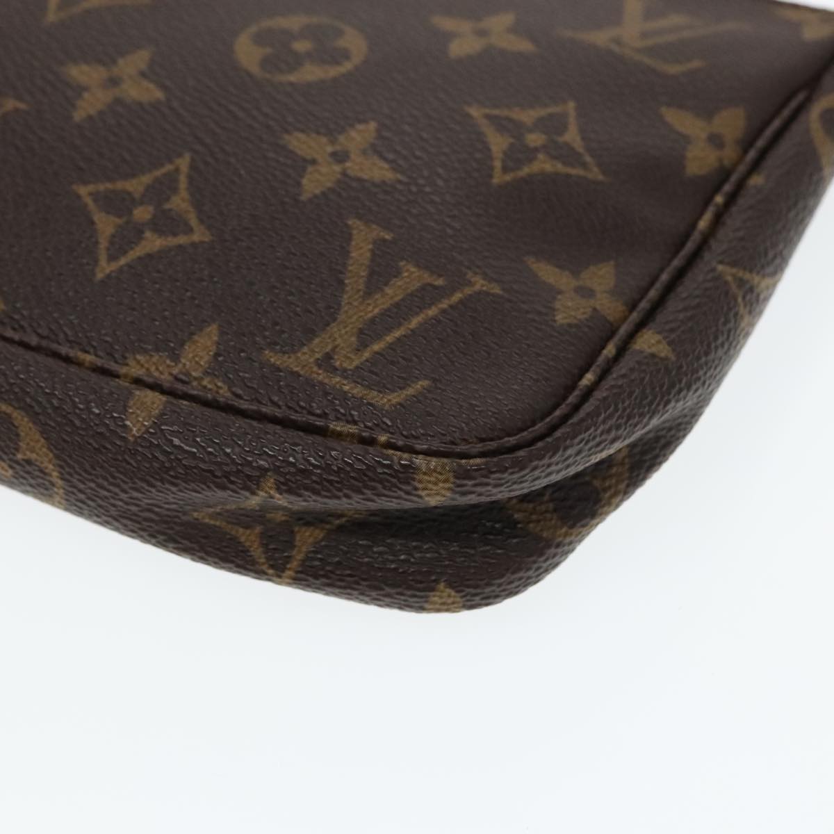 LOUIS VUITTON Monogram Pochette Accessoires Pouch M51980 LV Auth 91874