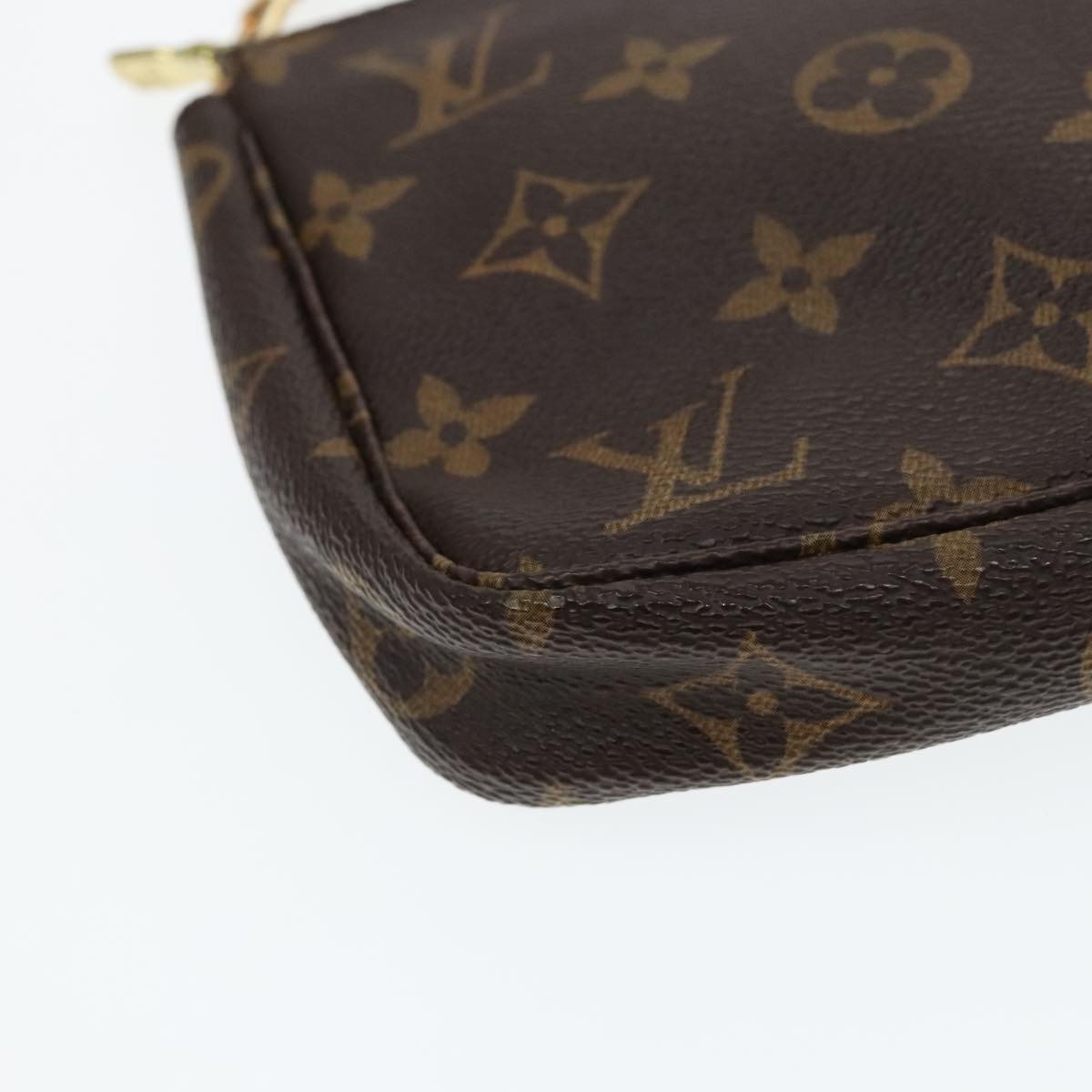 LOUIS VUITTON Monogram Pochette Accessoires Pouch M51980 LV Auth 91874