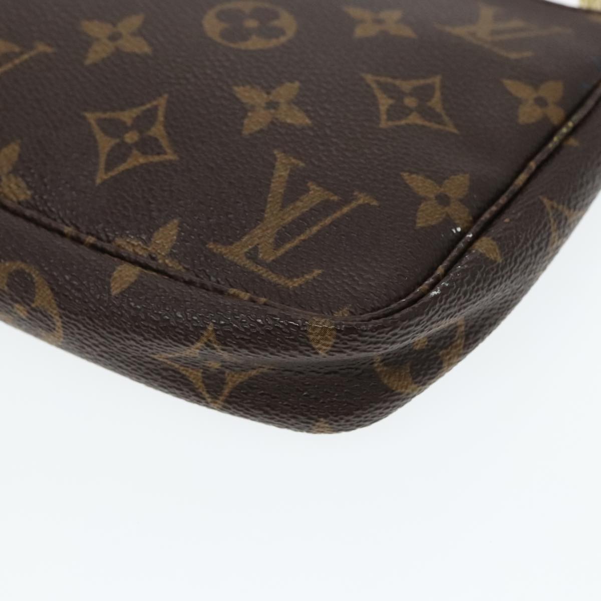 LOUIS VUITTON Monogram Pochette Accessoires Pouch M51980 LV Auth 91874